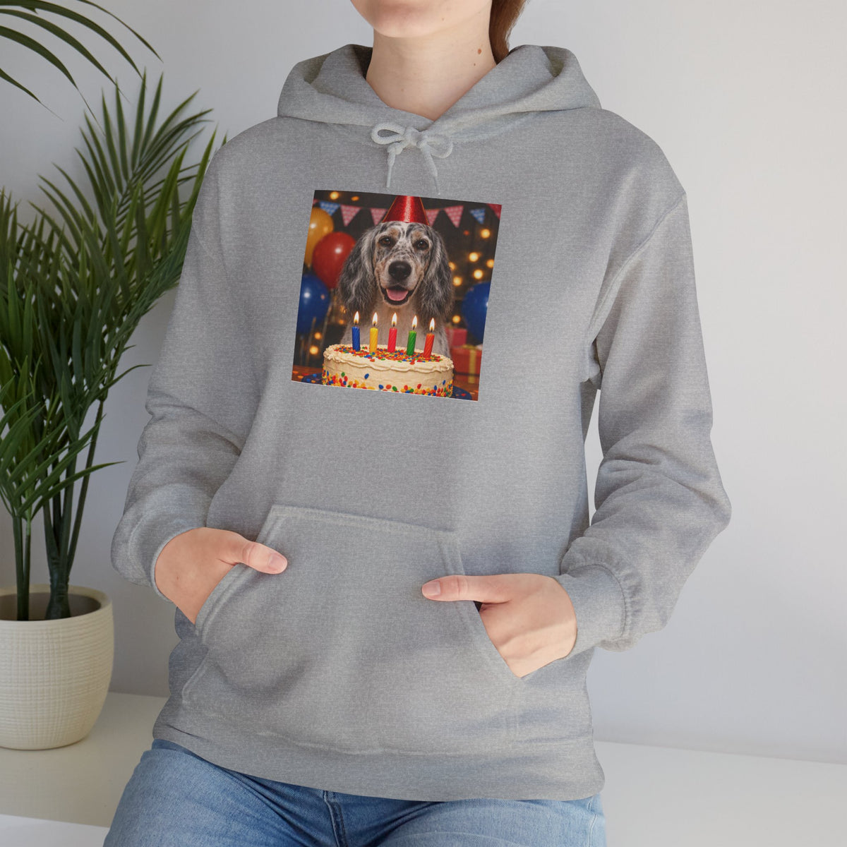 Birthday Buddy English Setter Unisex Hoodie