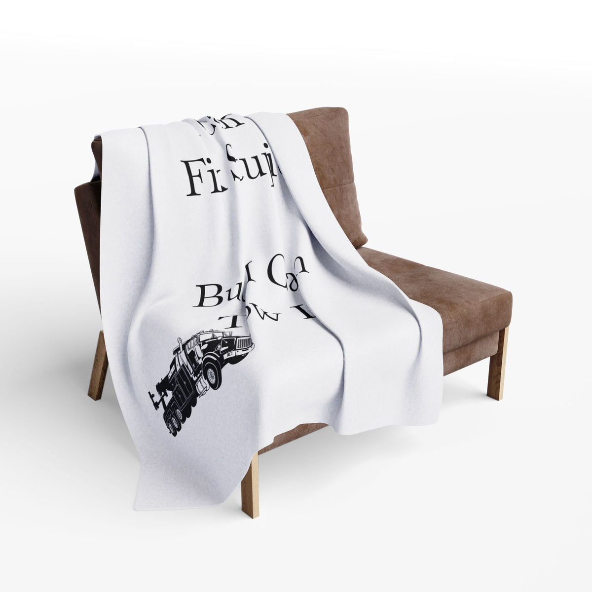 I Can't Fix Stupid Heavy Tow Truck Arctic Fleece Blanket