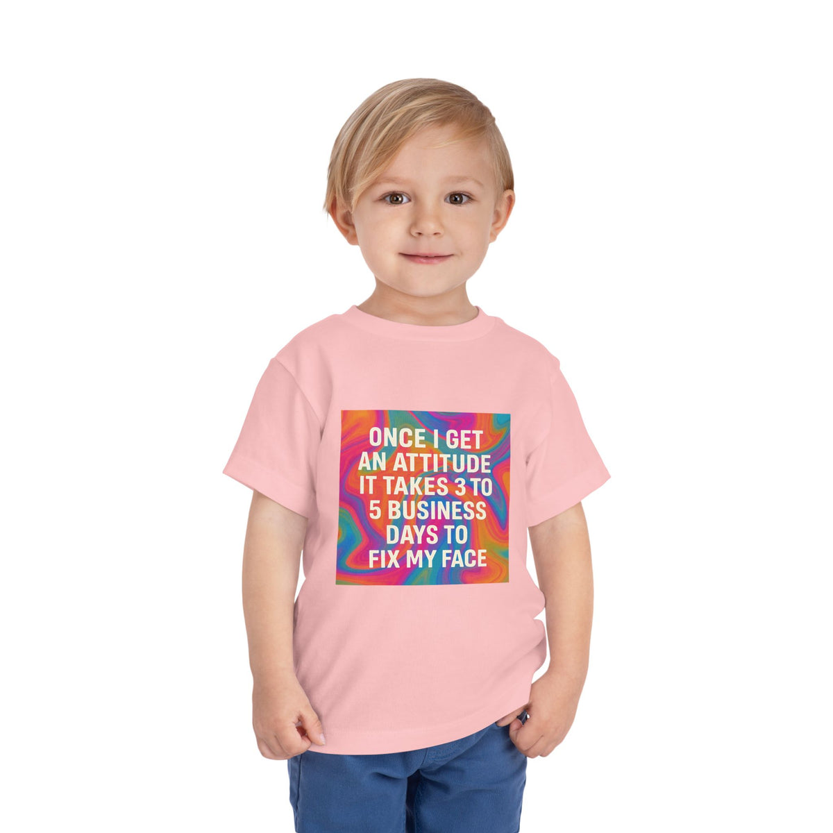 Fix My Face Toddler Unisex Short Sleeve Crewneck Tee