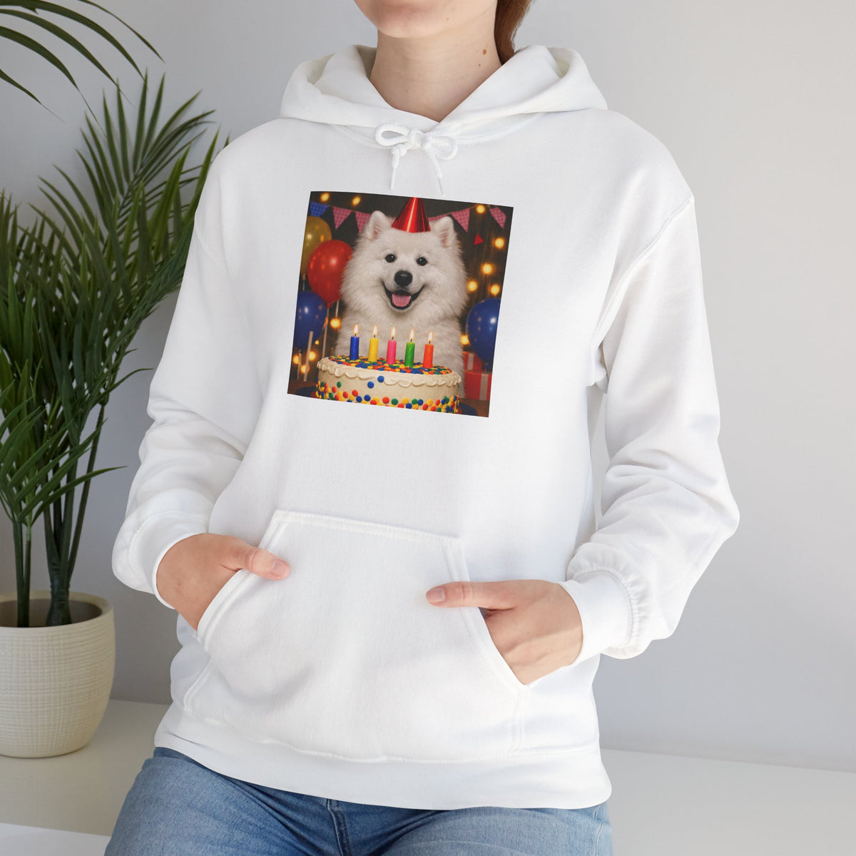 Birthday Buddy Samoyed Unisex Hoodie