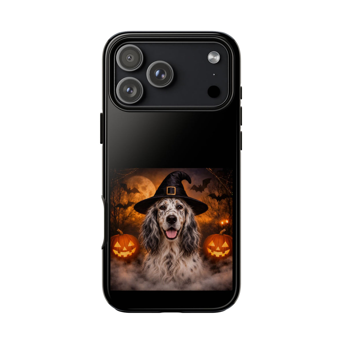 Witch Hat Pack English Setter iPhone Case