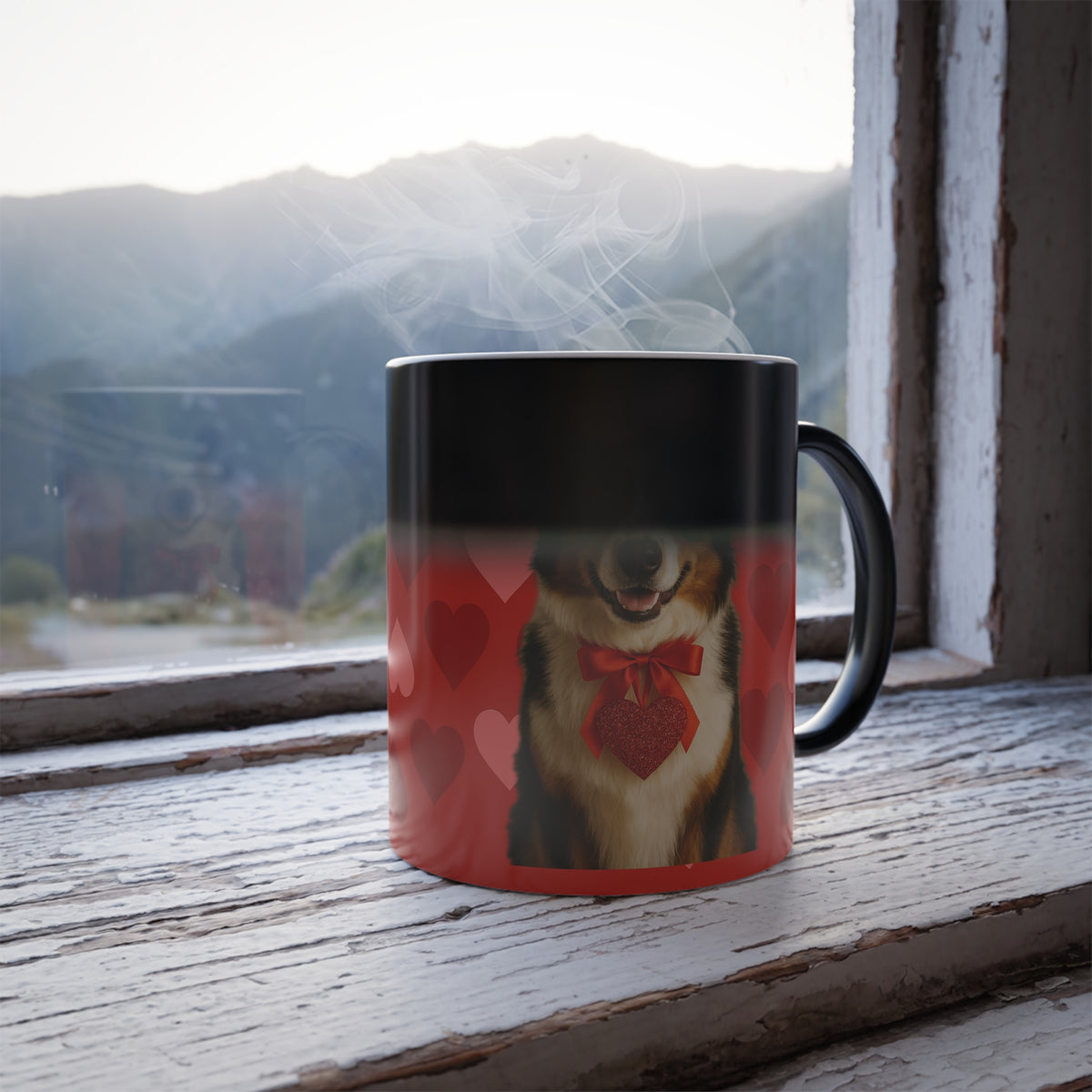 Cupid's Companion Aussie Color Changing Mug