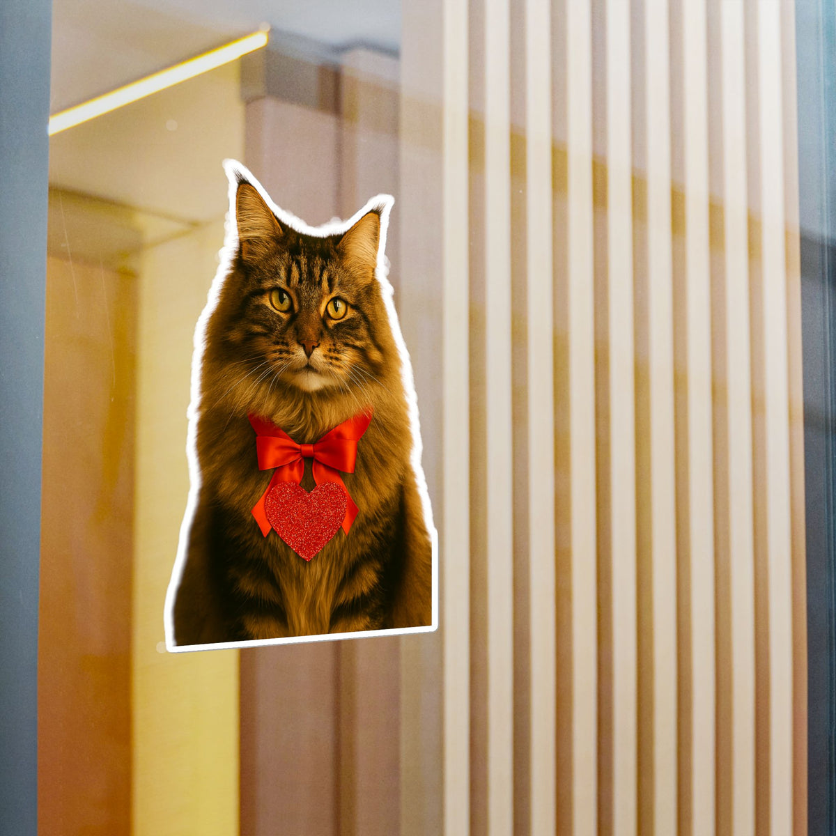 Cupid's Companion Cat Vinyl Decal