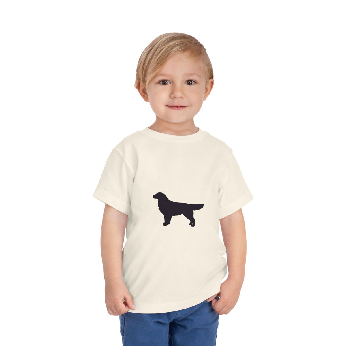 Golden Silhouette Toddler Unisex Short Sleeve Crewneck Tee