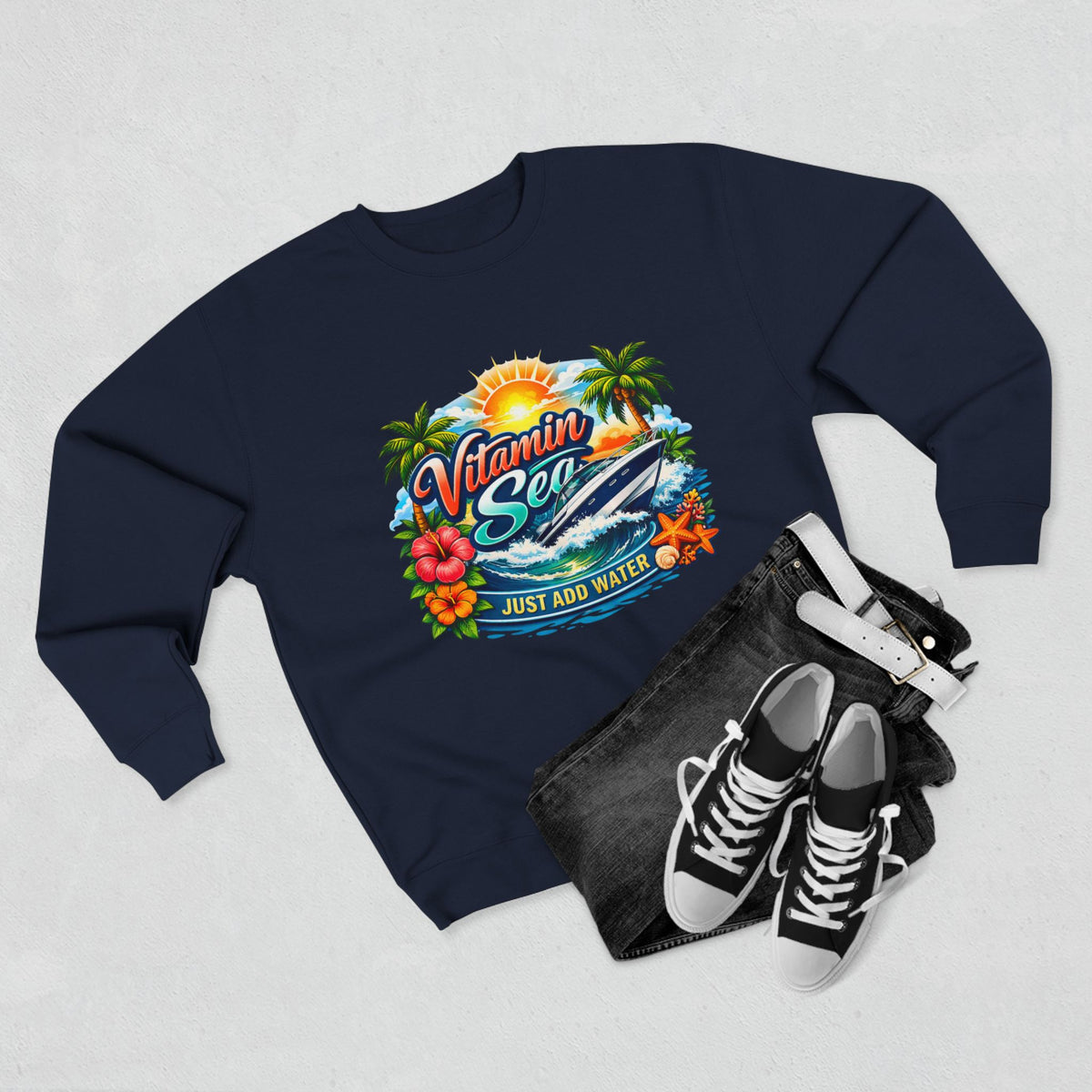 Vitamin Sea Unisex Crewneck Sweatshirt