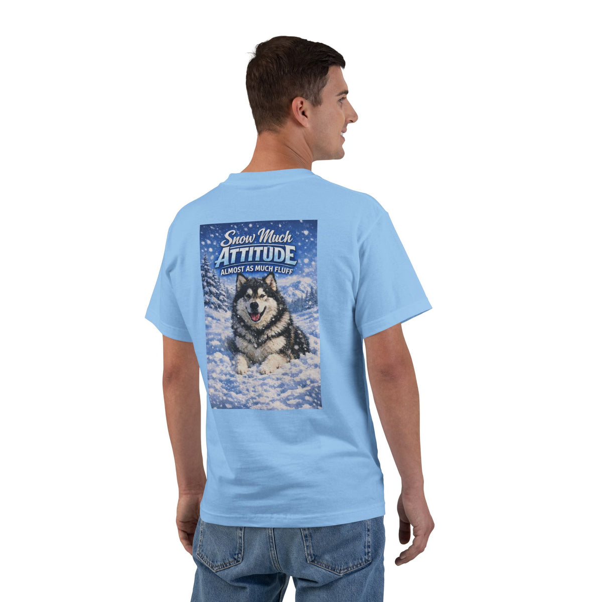 Snow Much Attitude Men's Short-Sleeve Crewneck Tee
