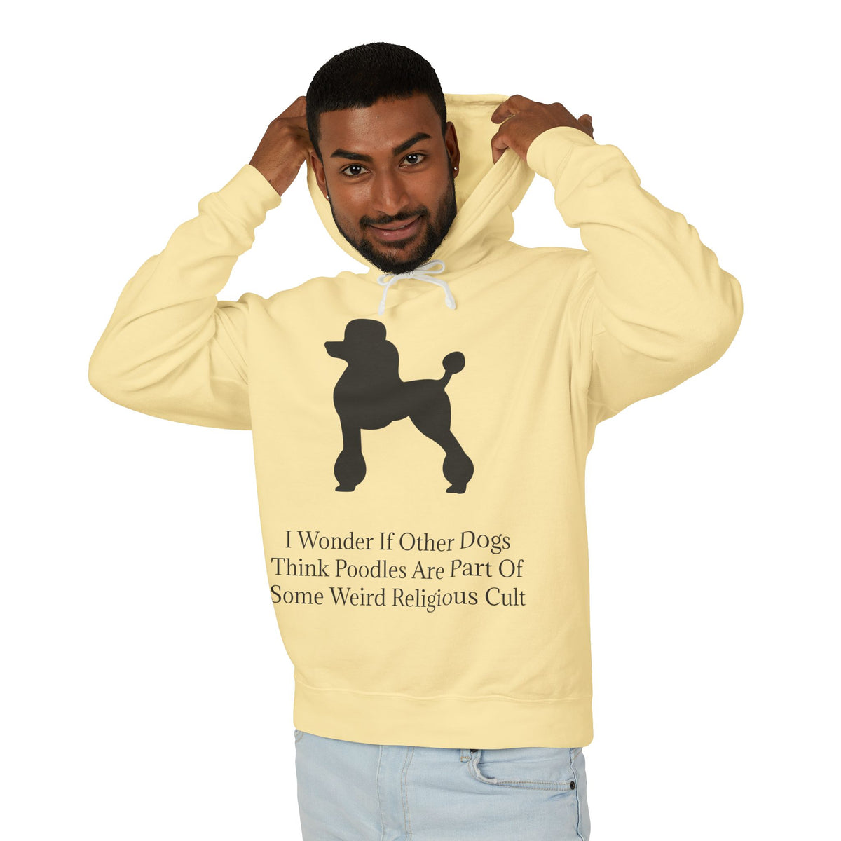 I Wonder Unisex Lightweight Hoodie