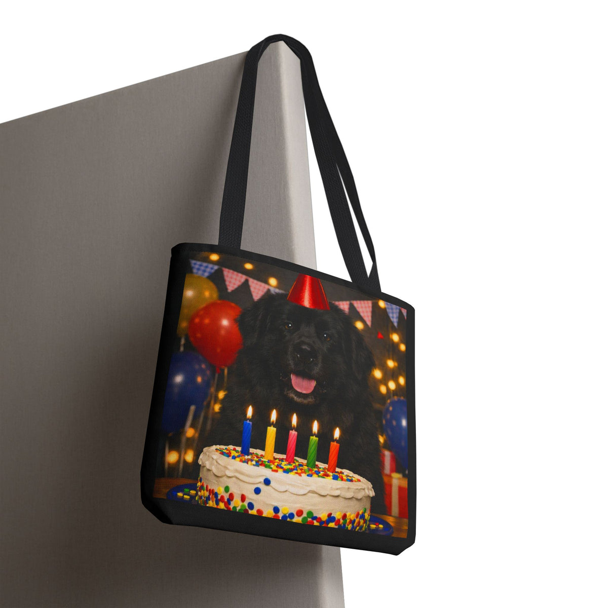 Birthday Buddy Newfie Tote Bag