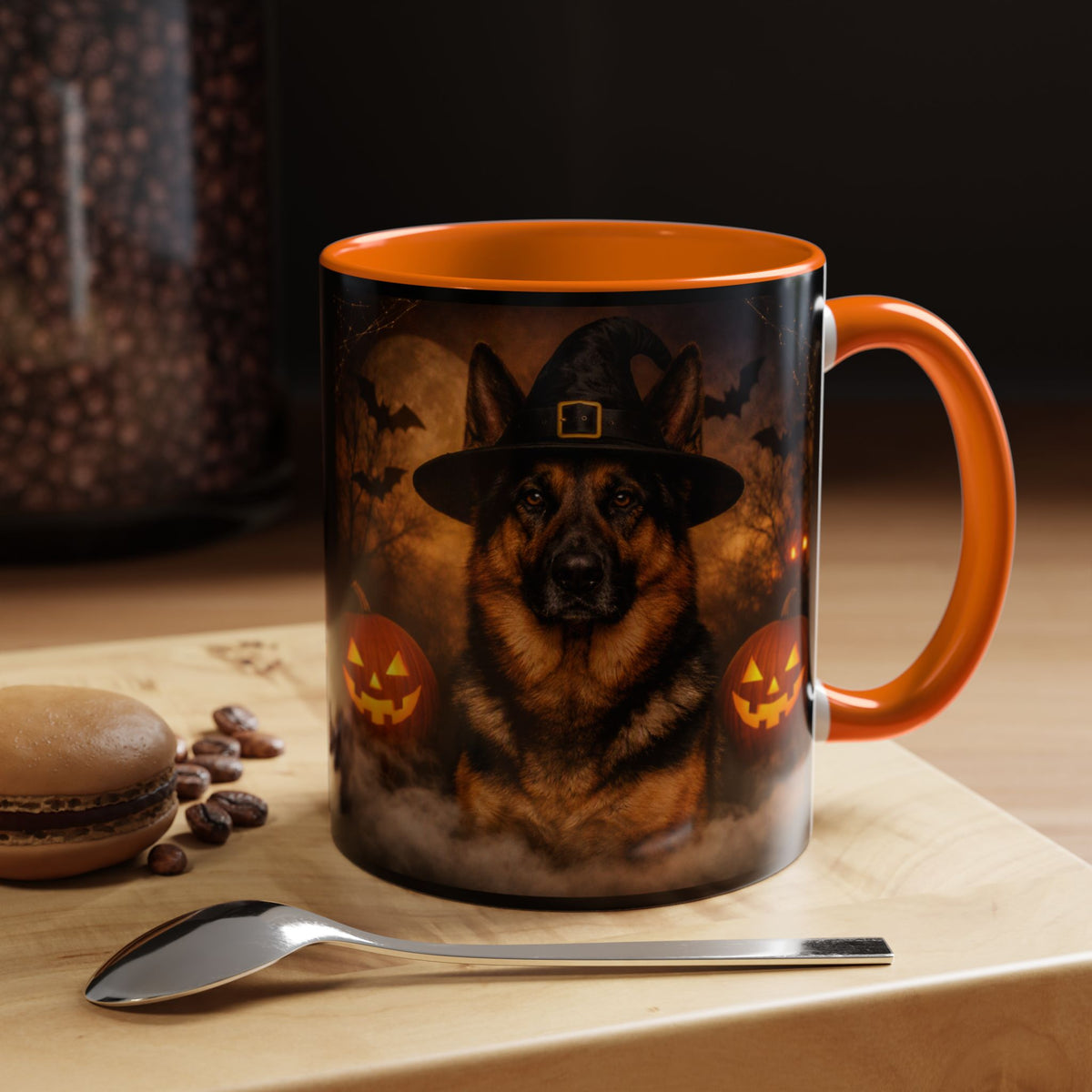 Witch Hat Pack German Shepherd 2-Tone Coffee Mug