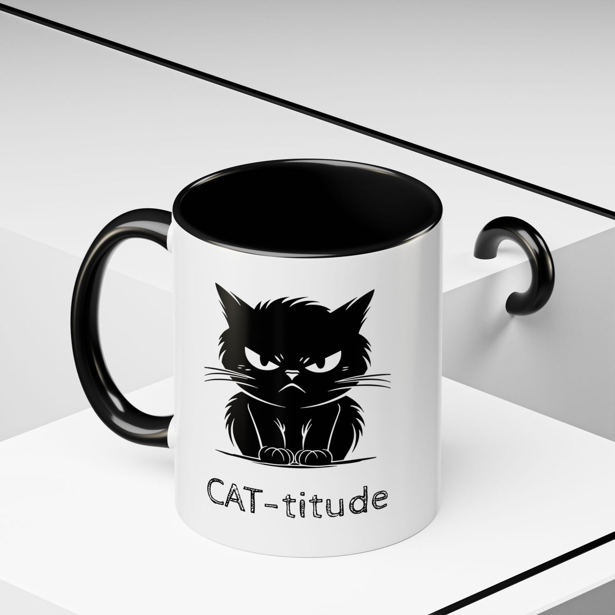 CAT-titude 2-Tone Coffee Mug