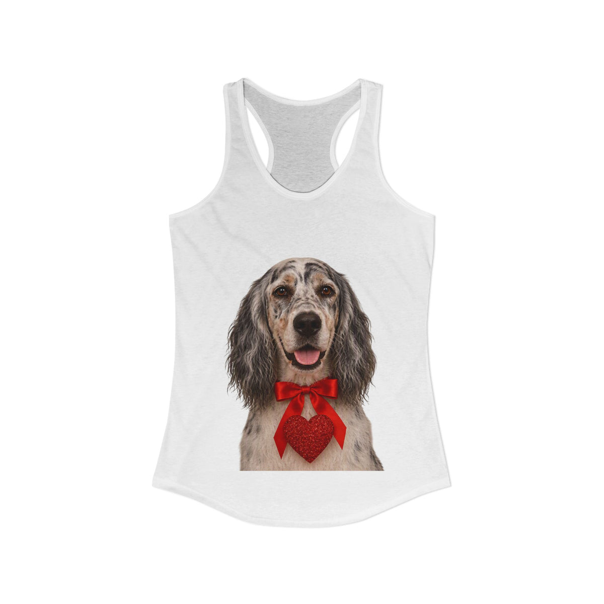 Cupid's Companion English Setter Women's Racerback Tank