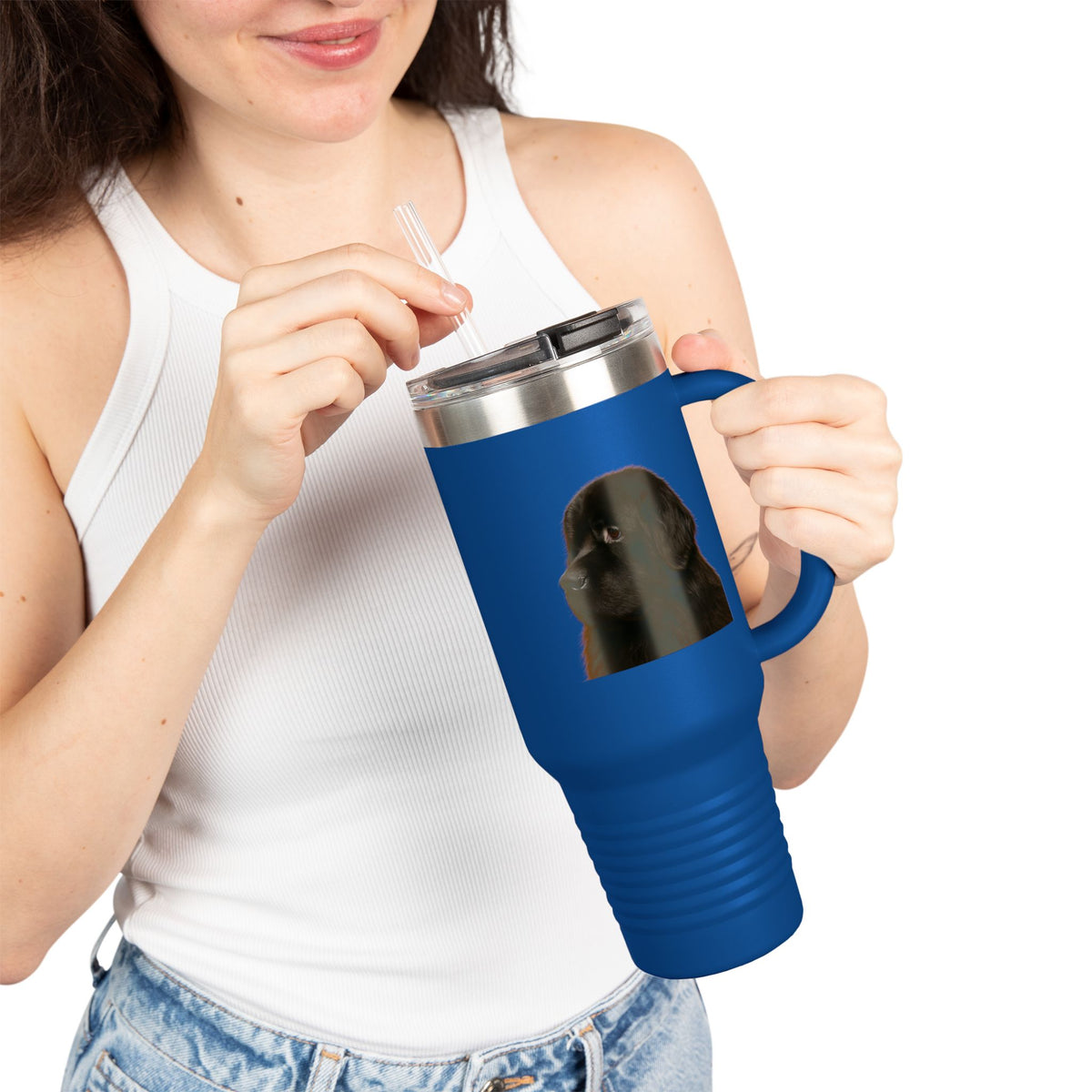 Newfie Head Insulated Travel Mug