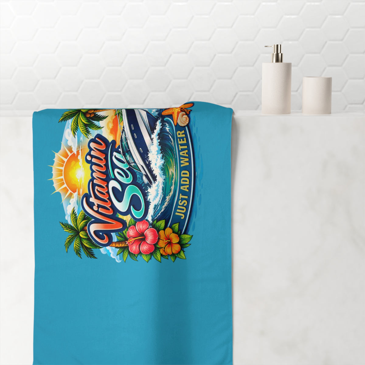 Vitamin Sea Mink-Cotton Beach Towel