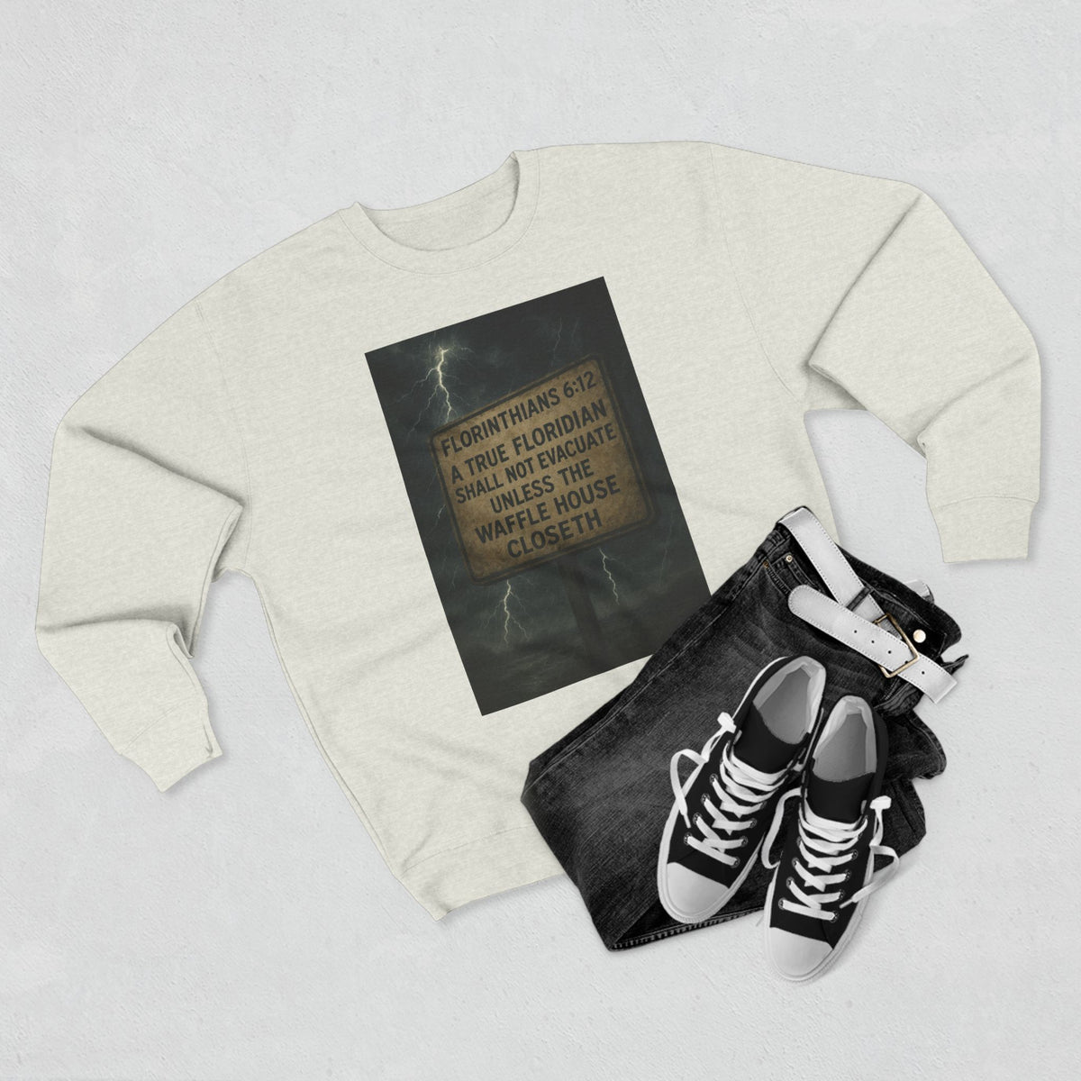 Florinthians 6:12 Unisex Crewneck Sweatshirt