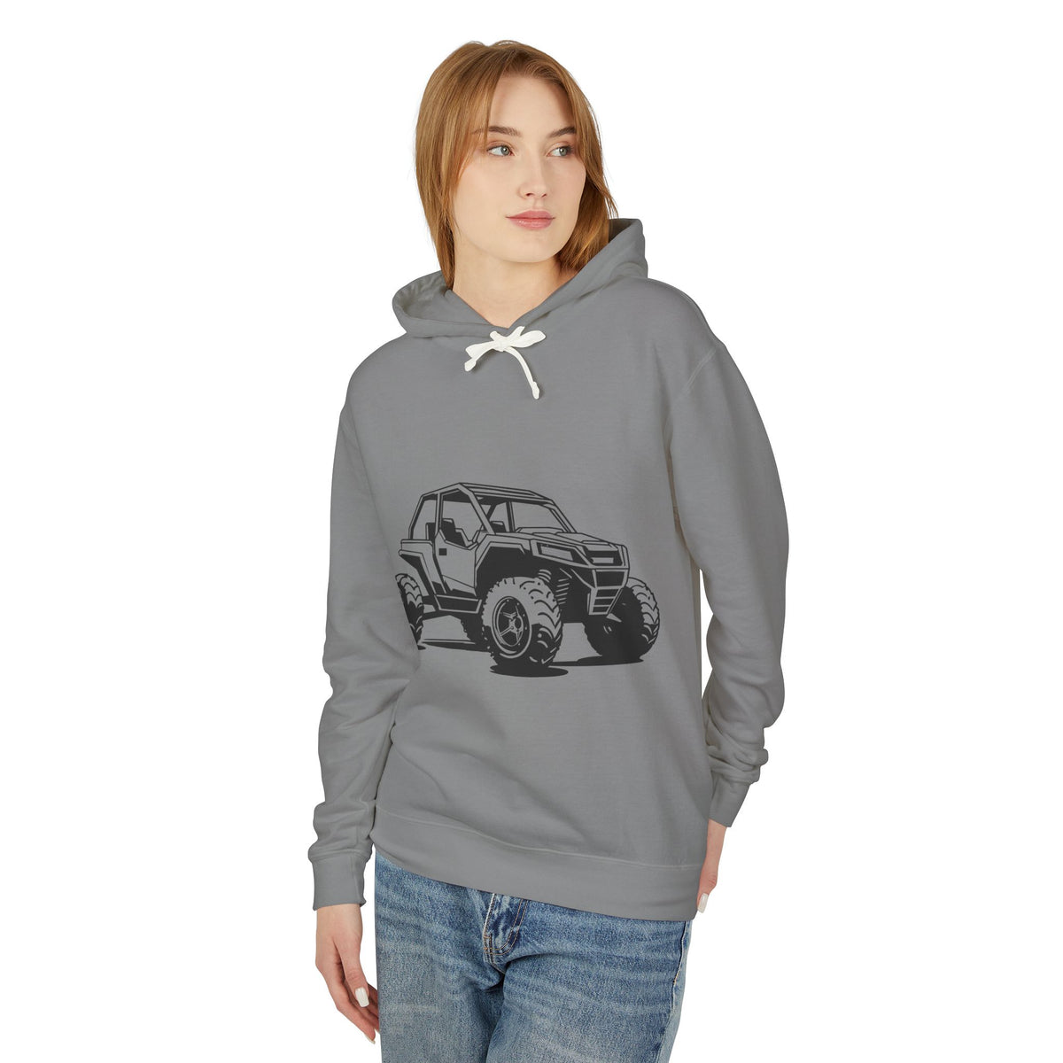 Off The Beaten Path Side By Side Unisex Lightweight Hoodie