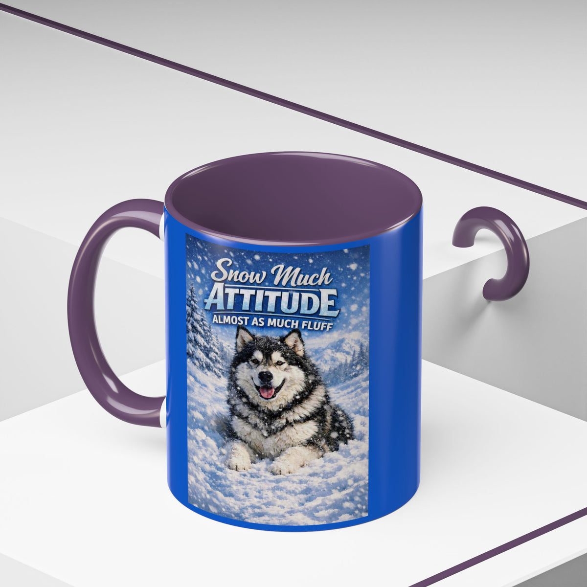 Snow Much Attitude 2-Tone Coffee Mug