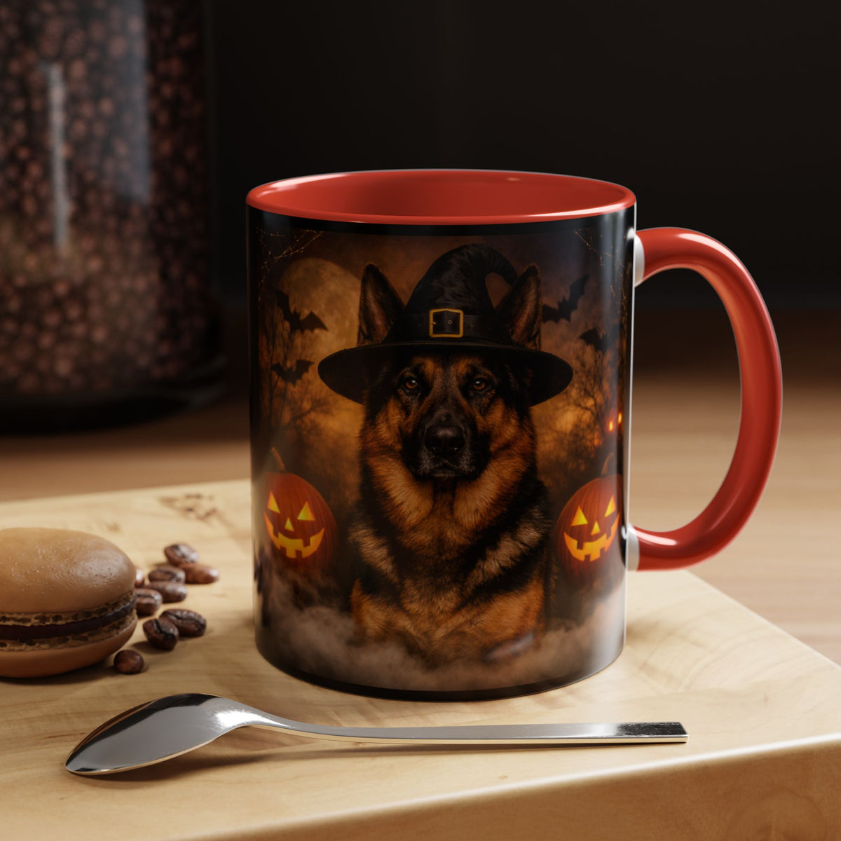 Witch Hat Pack German Shepherd 2-Tone Coffee Mug