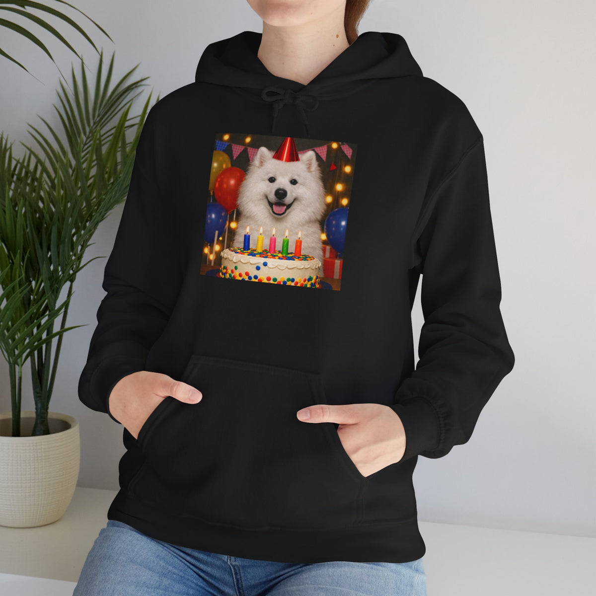 Birthday Buddy Samoyed Unisex Hoodie