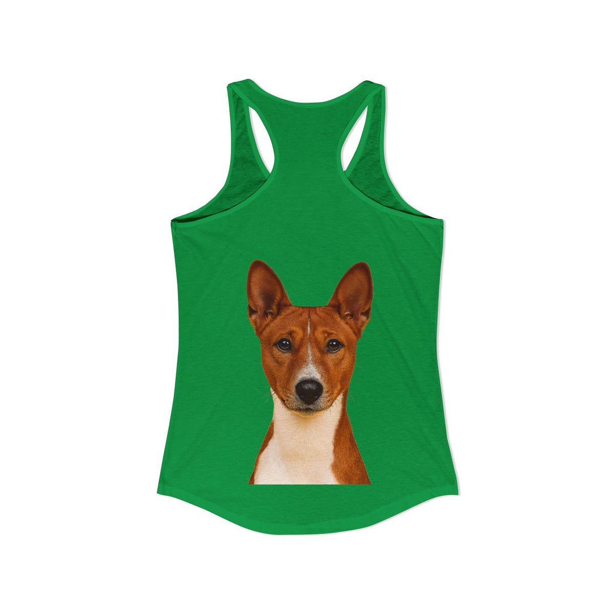 Basenji Head Women's Racerback Tank