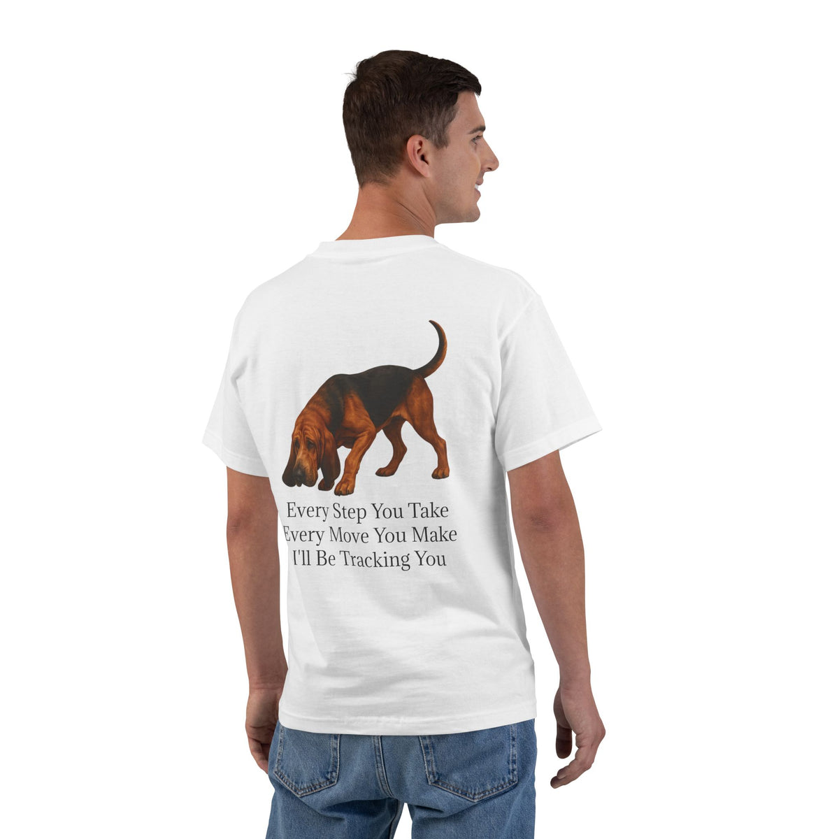 Tracking You Men's Short-Sleeve Crewneck Tee
