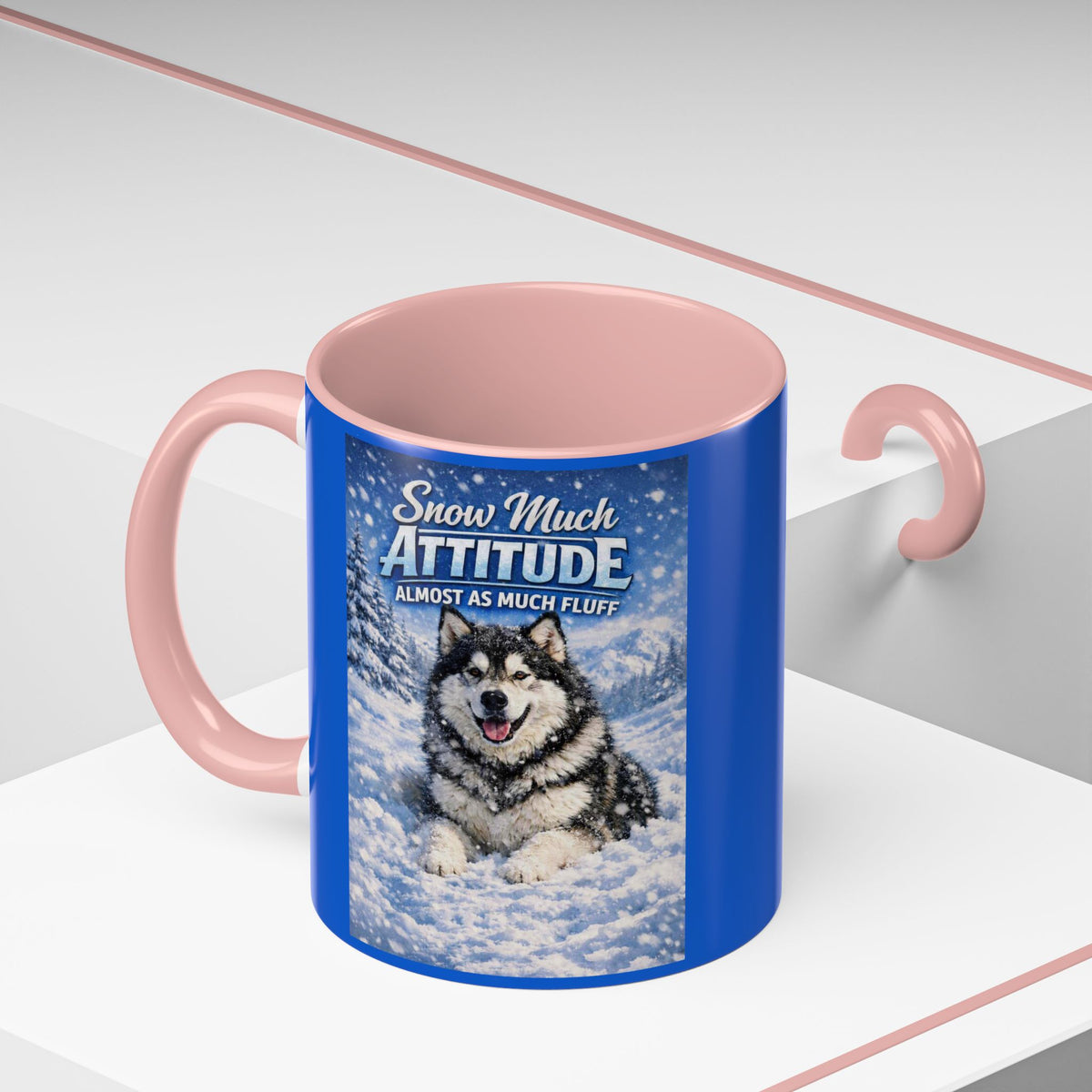Snow Much Attitude 2-Tone Coffee Mug