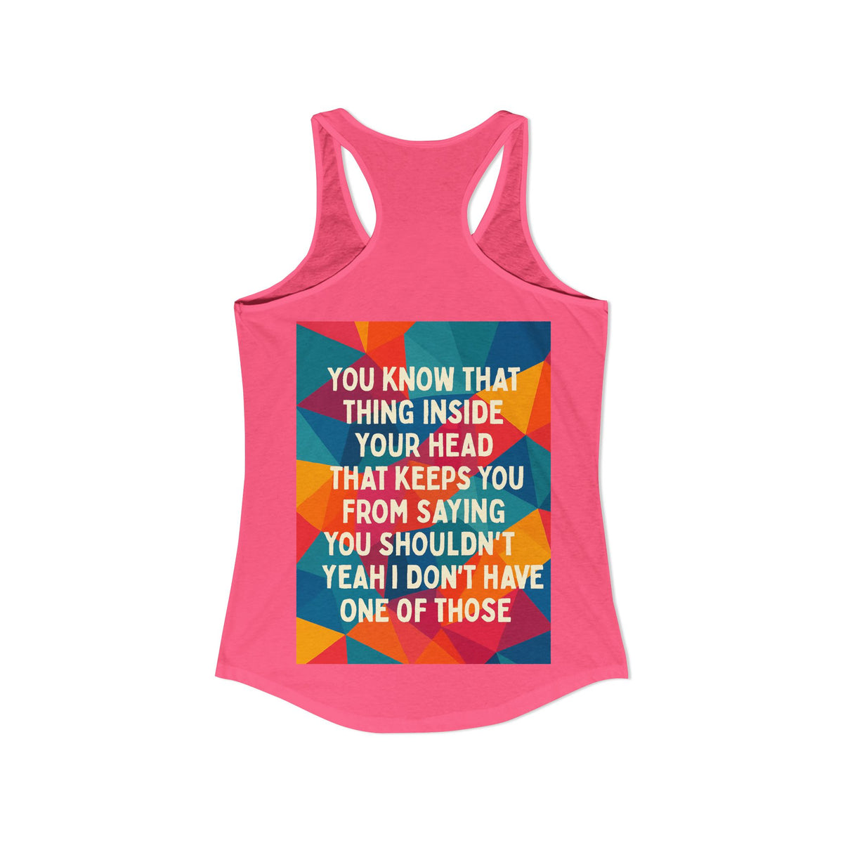 No Filter Women's Racerback Tank