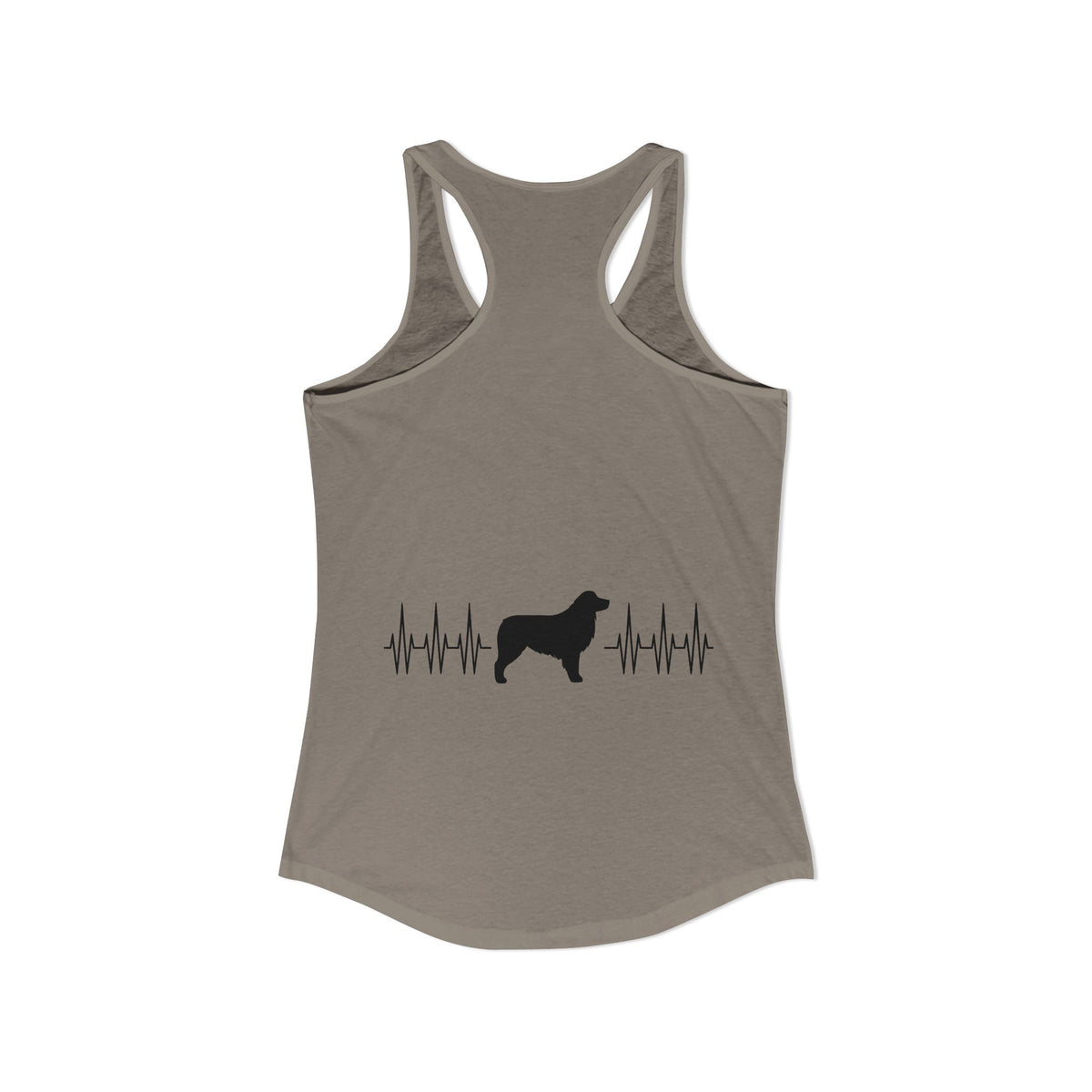My Heart Beats For Aussies Women's Racerback Tank