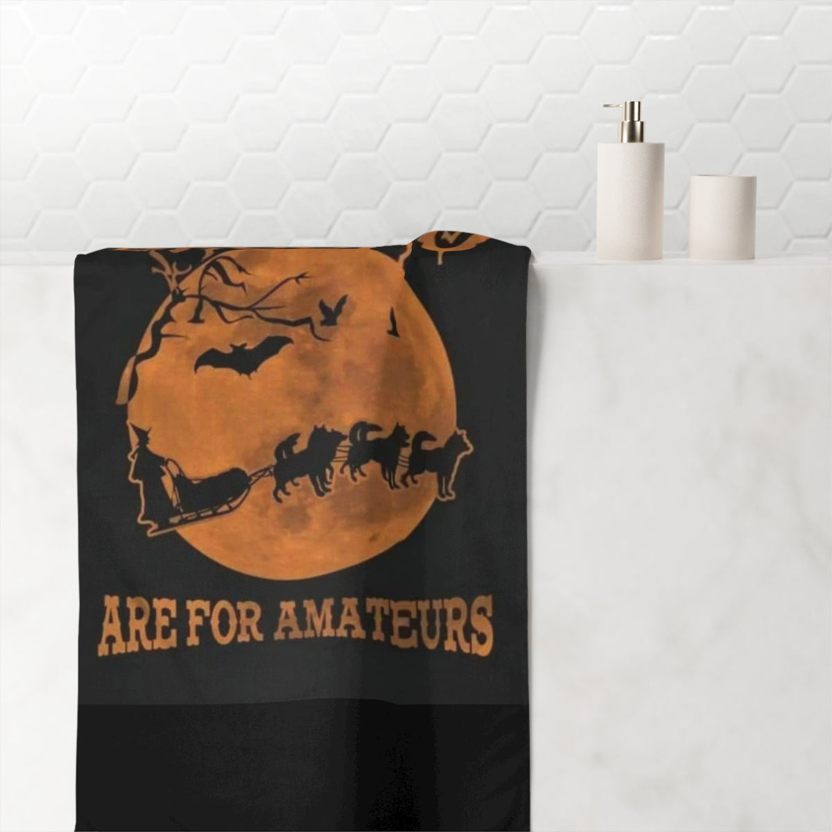 Brooms Are For Amateurs Mink-Cotton Beach Towel