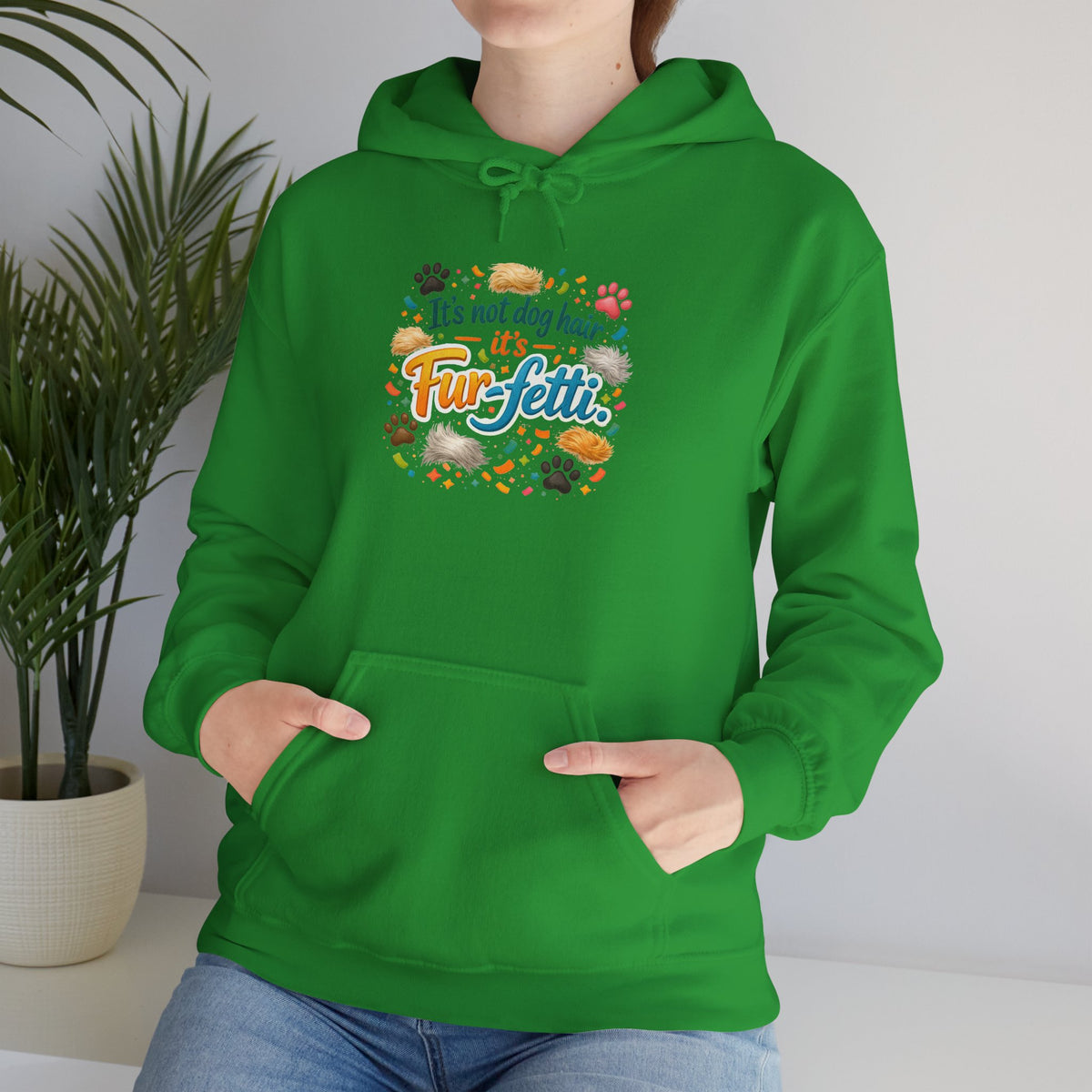 Fur-Fetti Dog Unisex Hoodie