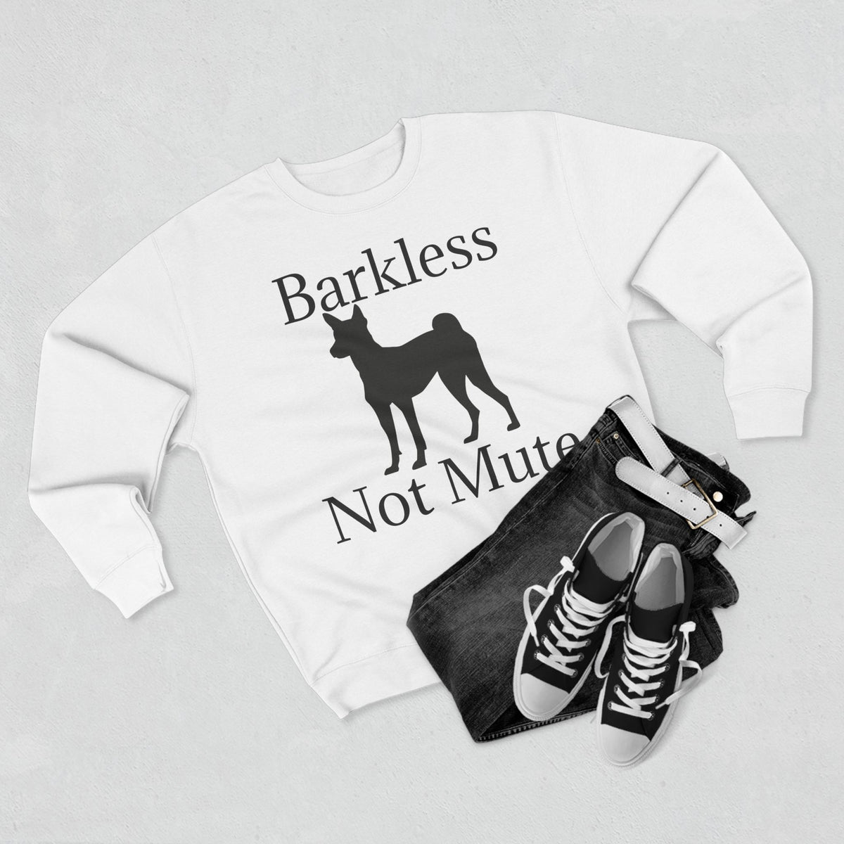 Barkless Not Mute Unisex Crewneck Sweatshirt