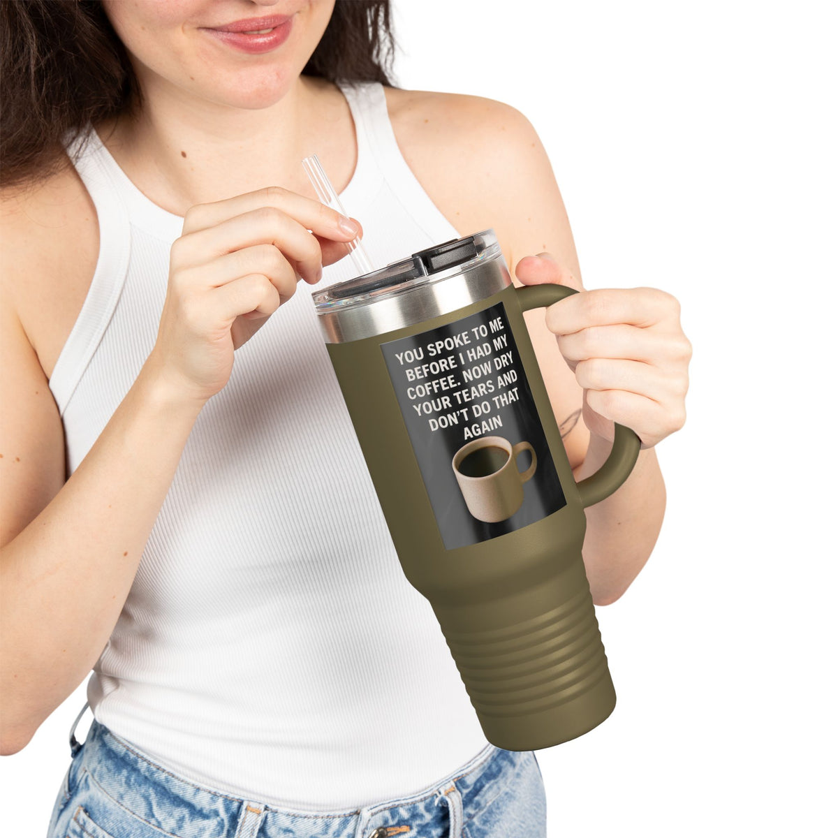 Dry Your Tears Insulated Travel Mug