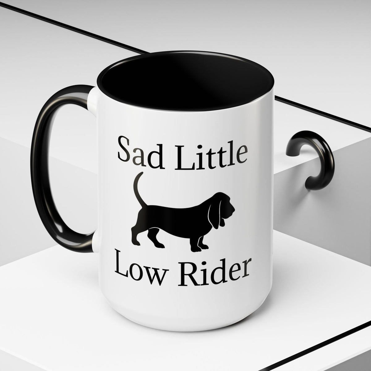 Sad Little Low Rider 2-Tone Coffee Mug