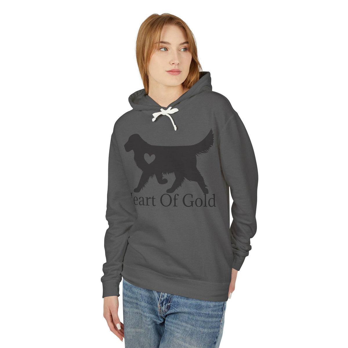 Heart Of Gold Unisex Lightweight Hoodie