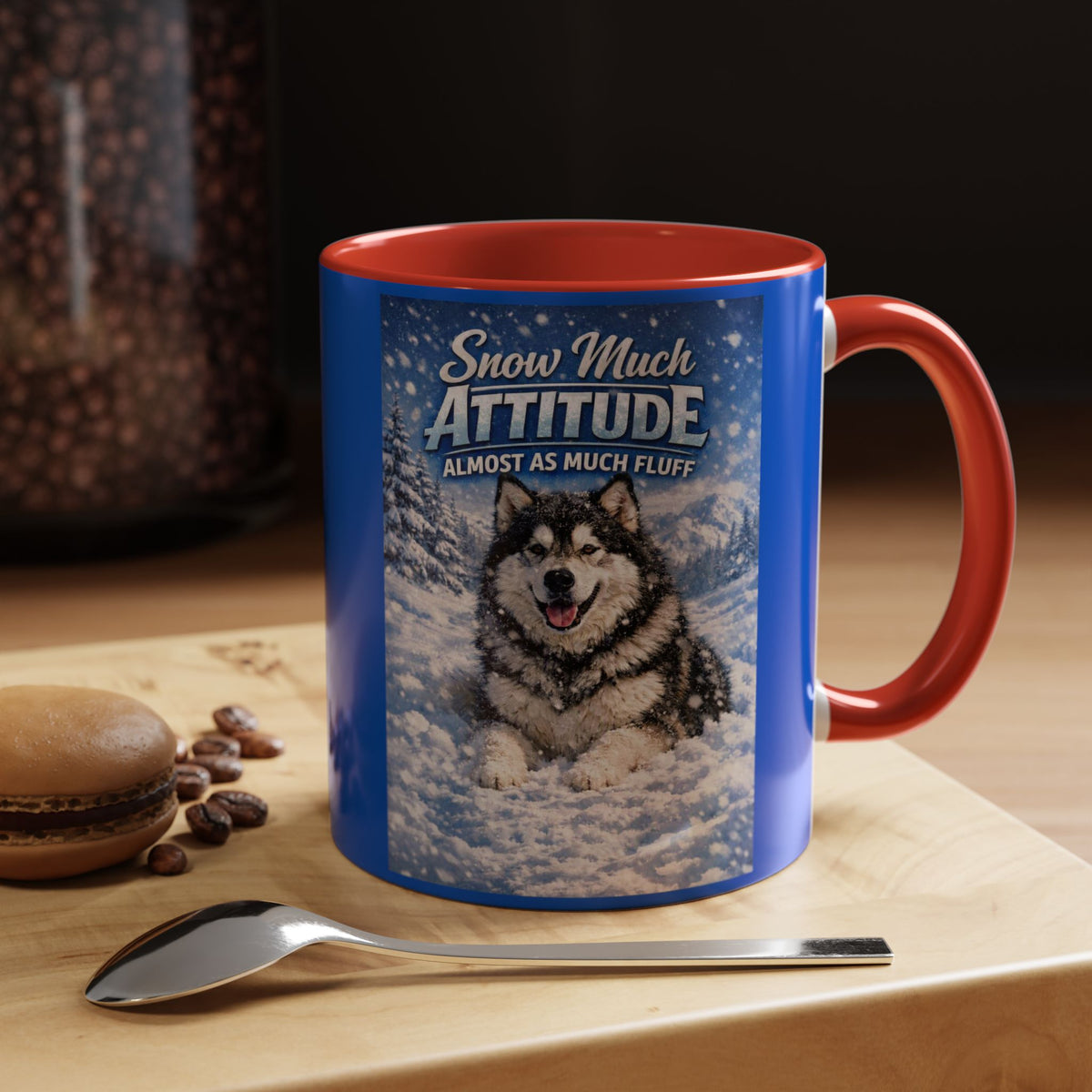 Snow Much Attitude 2-Tone Coffee Mug