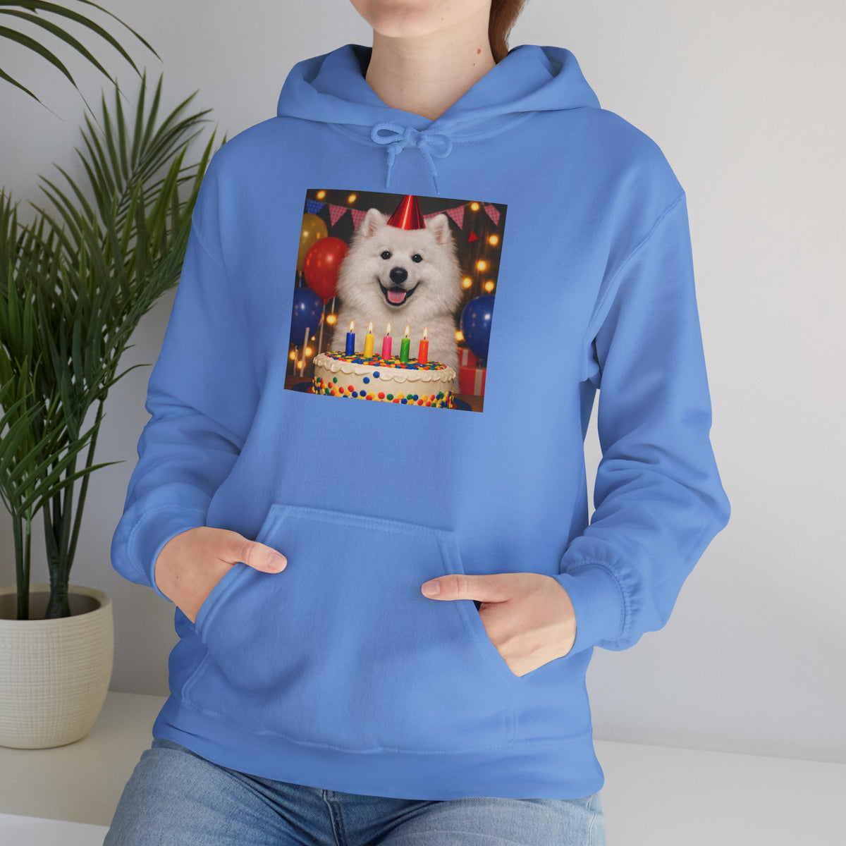 Birthday Buddy Samoyed Unisex Hoodie