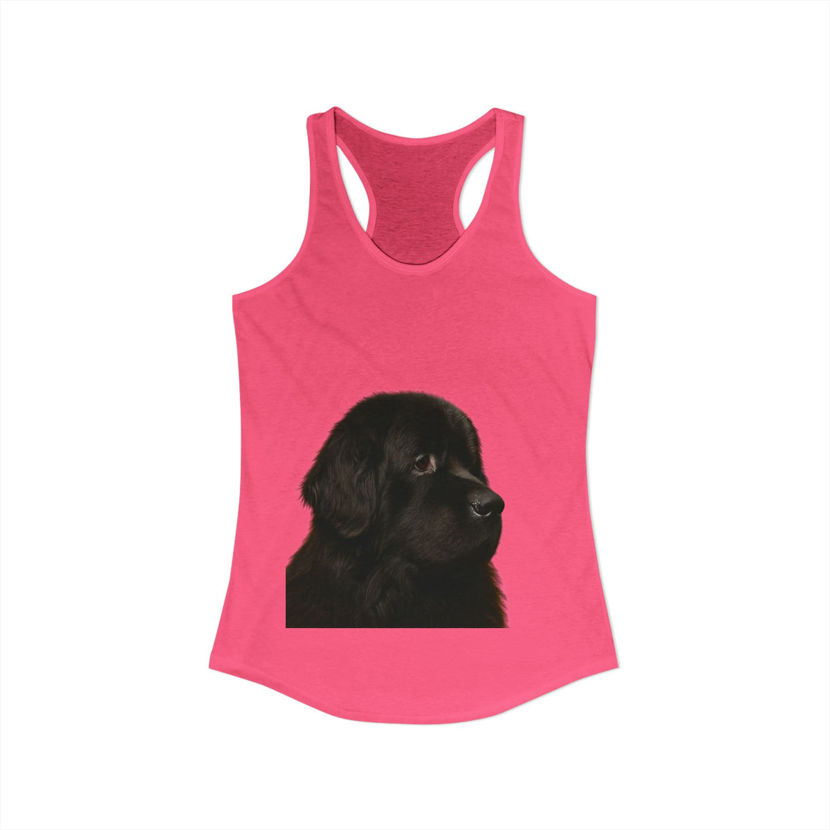 Newfie Head Women's Racerback Tank