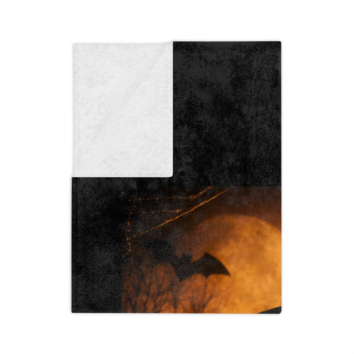 Witch Hat Pack Cat Velveteen Microfiber Blanket