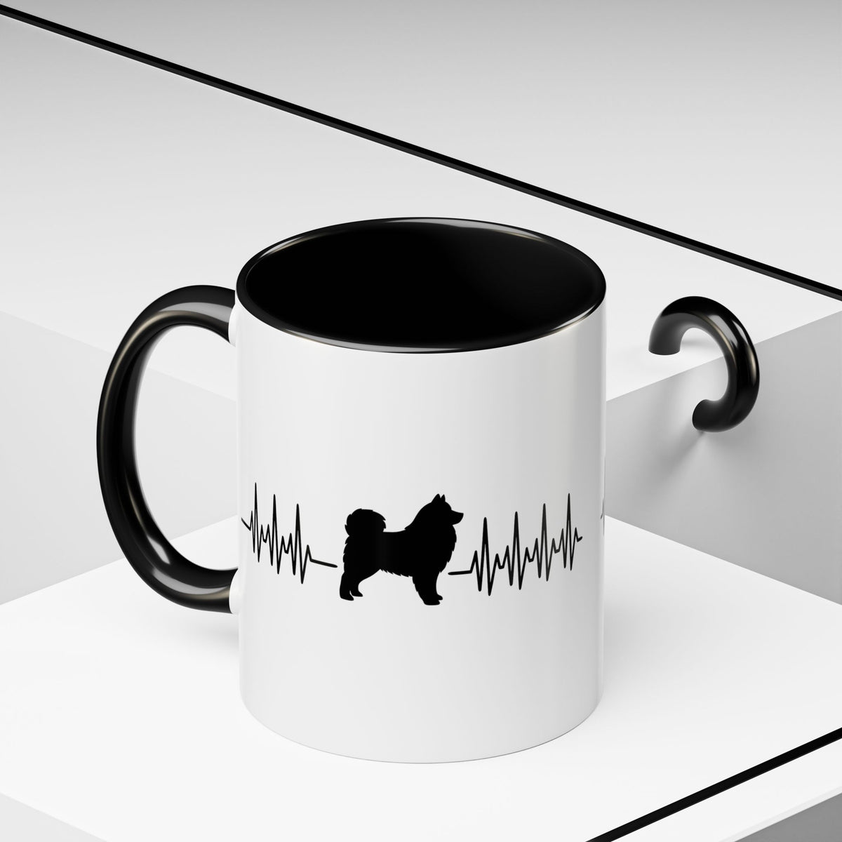 My Heart Beats For Samoyeds 2-Tone Coffee Mug
