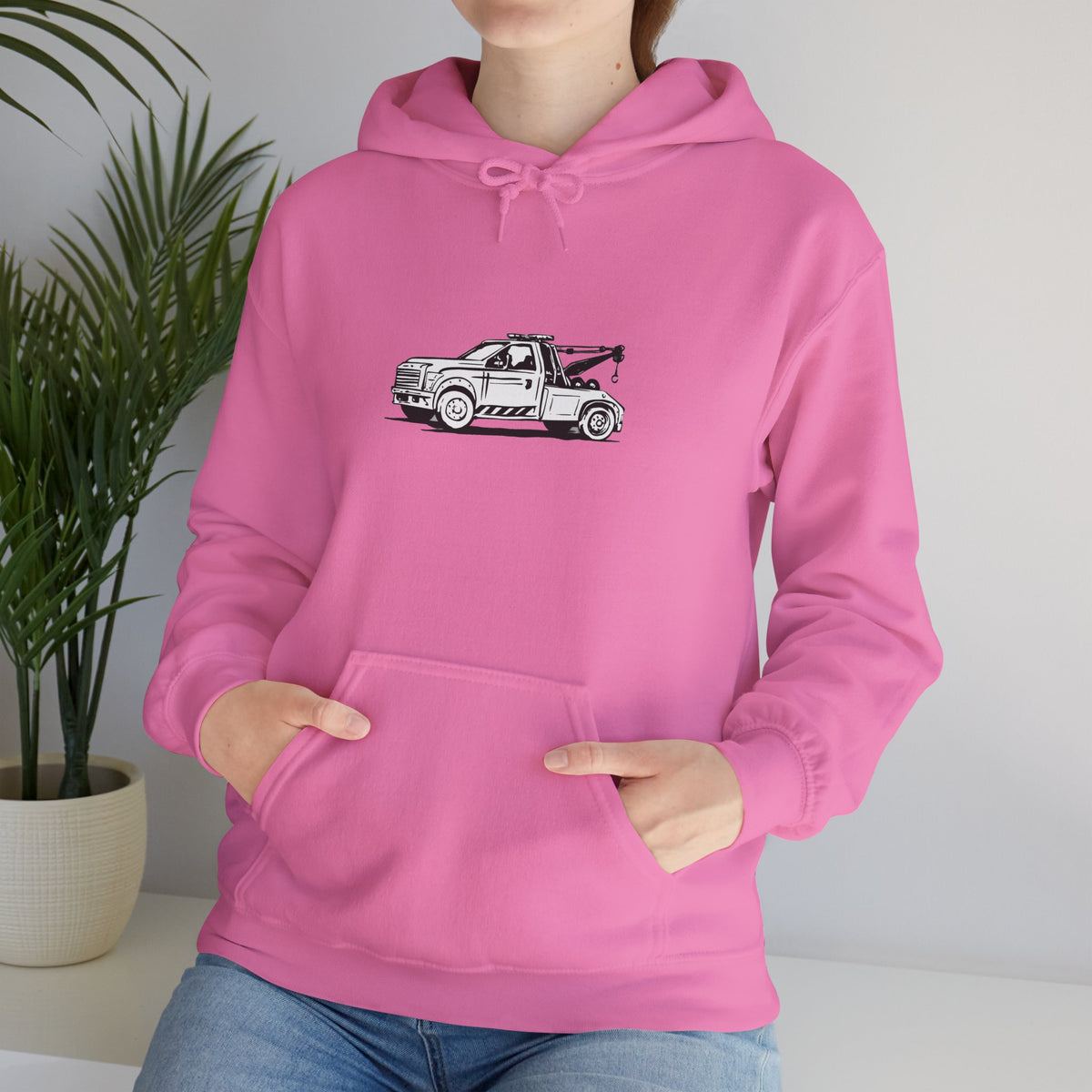 Wheel Lift Tow Truck Unisex Hoodie
