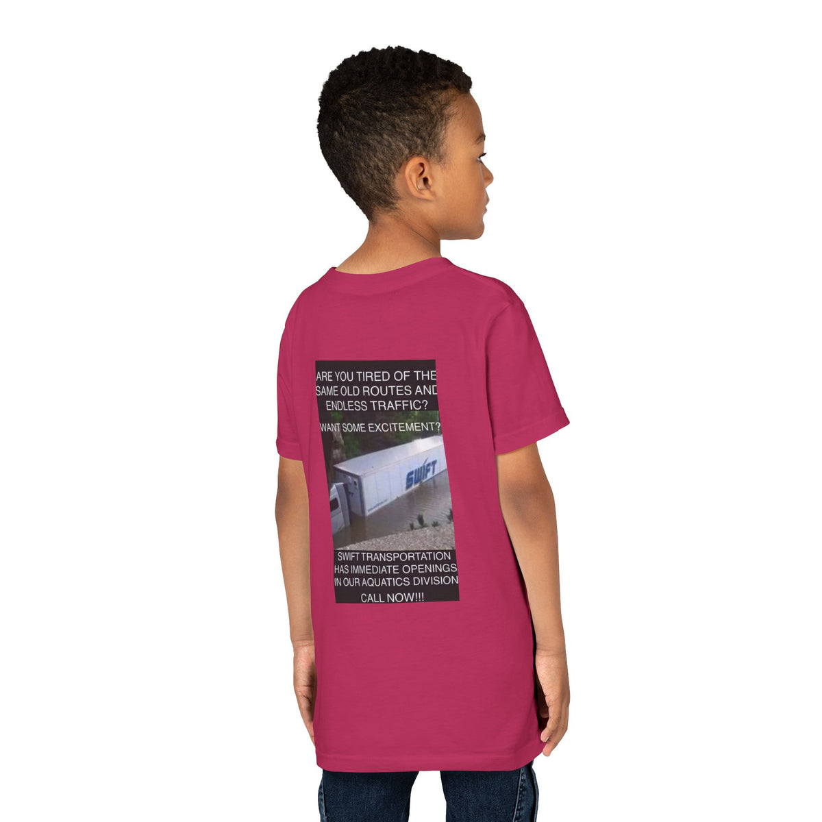 Swift Aquatics Youth Unisex Short Sleeve Crewneck Tee