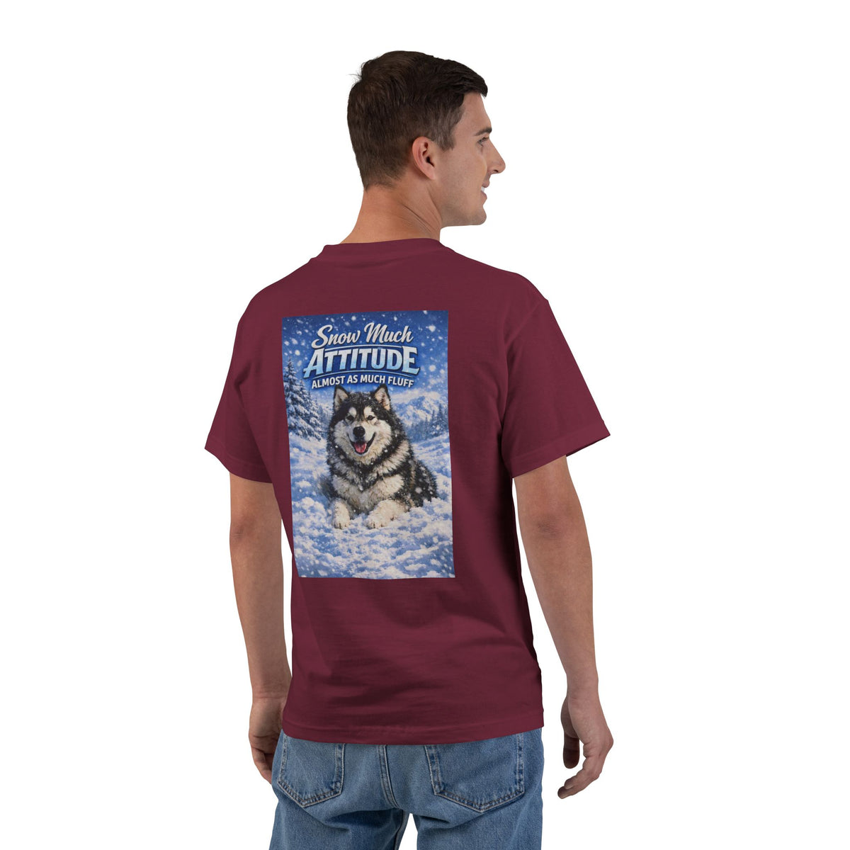 Snow Much Attitude Men's Short-Sleeve Crewneck Tee