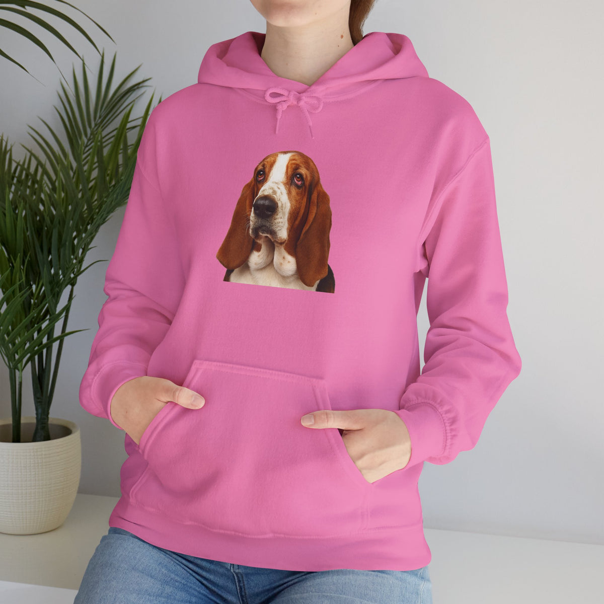 Basset Head Unisex Hoodie
