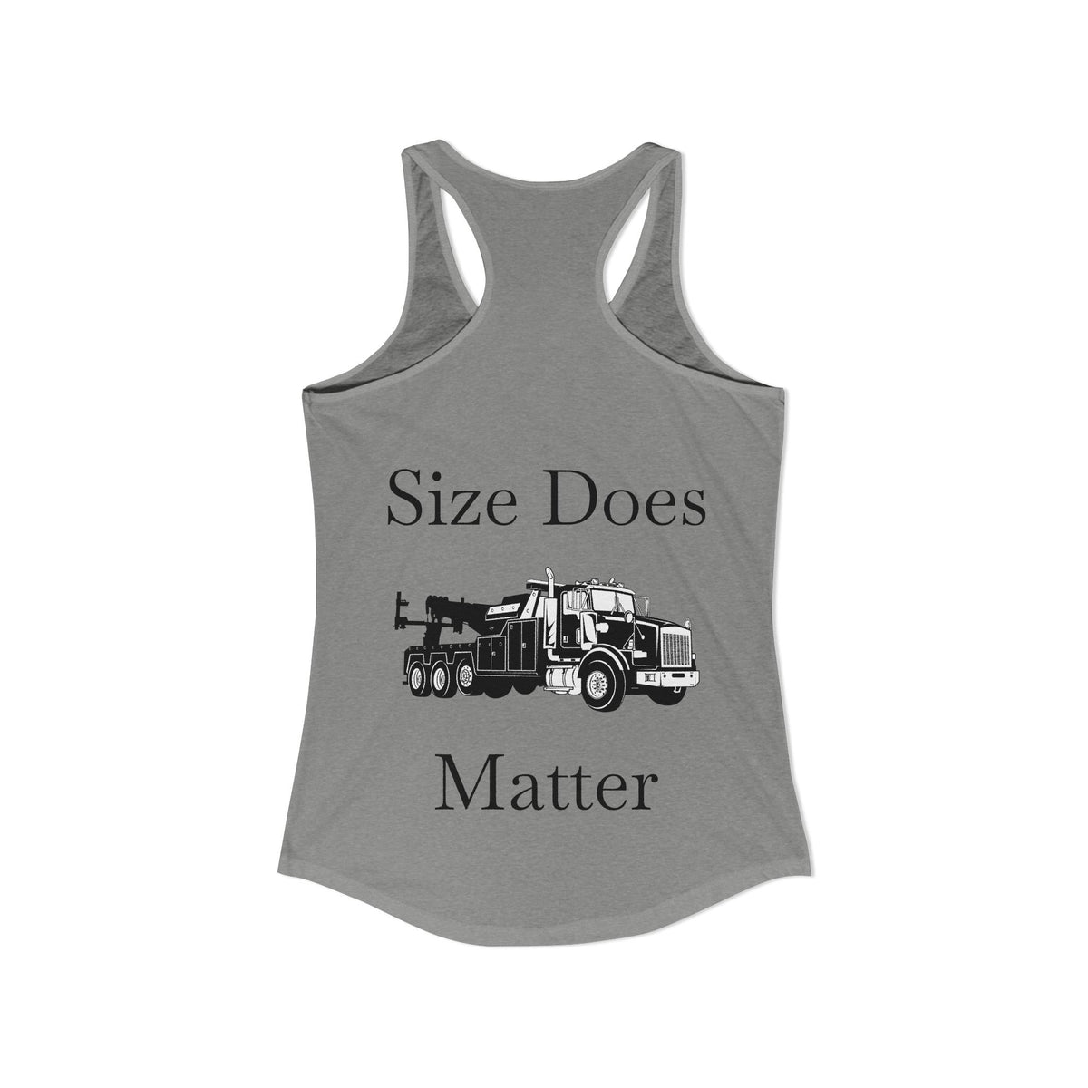 Size Does Matter Women's Racerback Tank