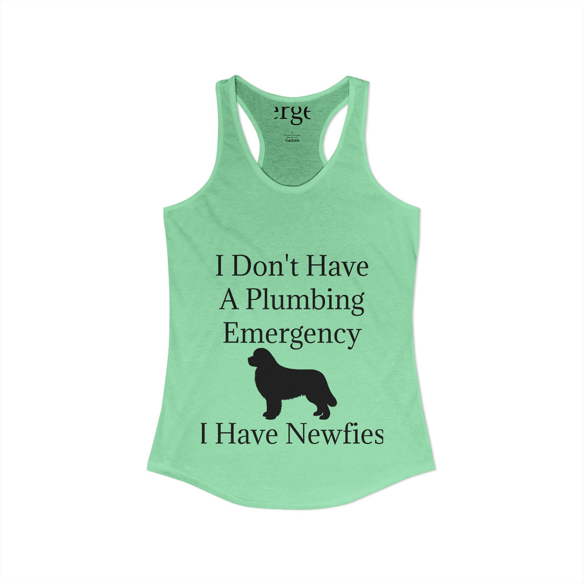 Plumbing Emergency Women's Racerback Tank