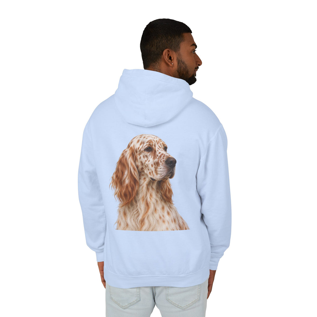 English Setter Head Unisex Lightweight Hoodie