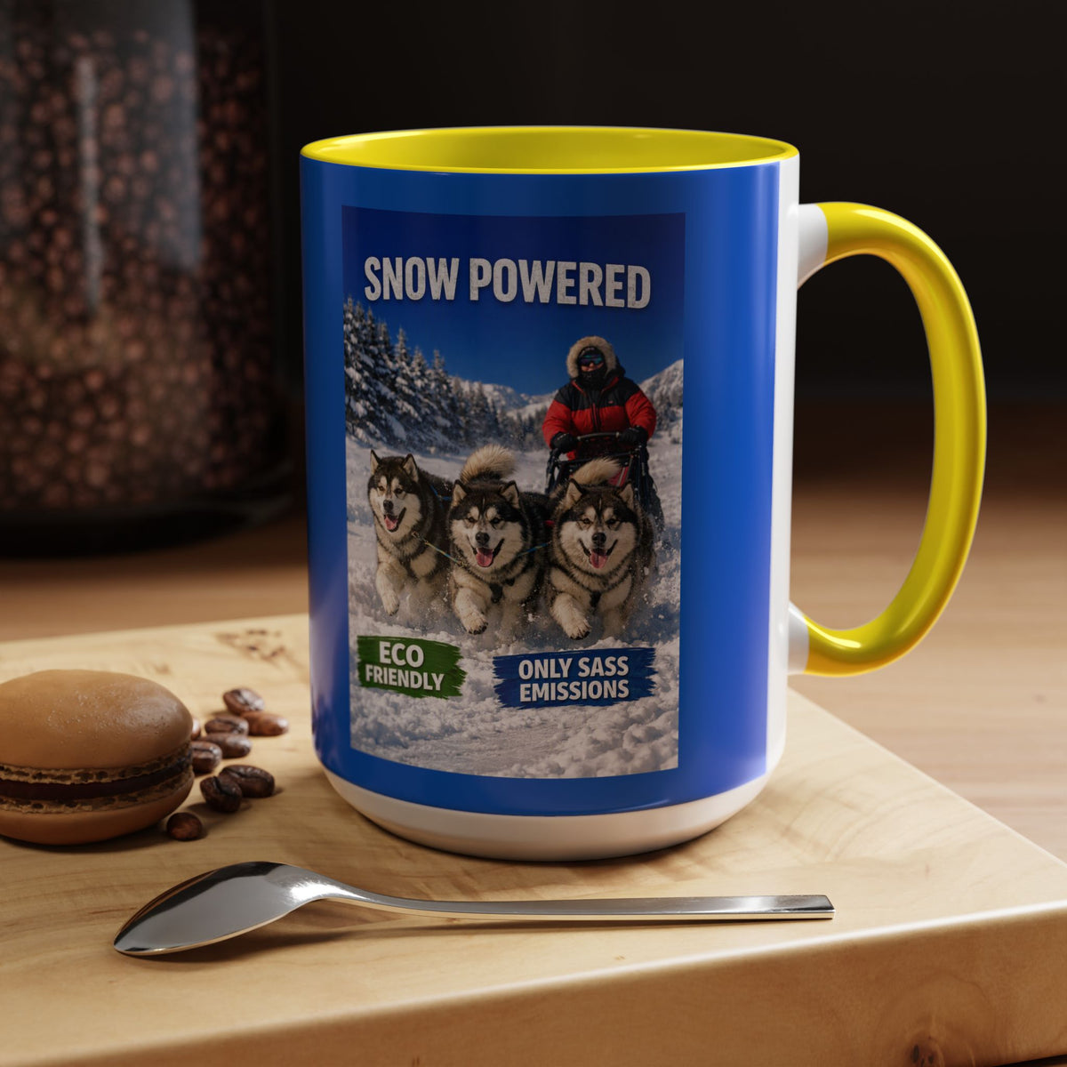 Snow Powered 2-Tone Coffee Mug