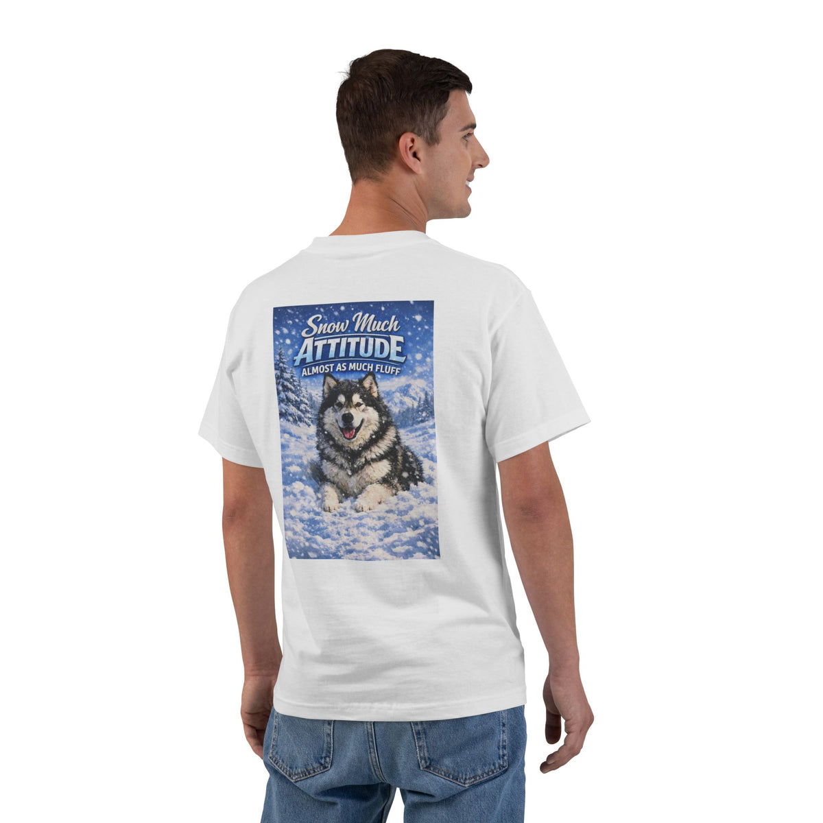 Snow Much Attitude Men's Short-Sleeve Crewneck Tee
