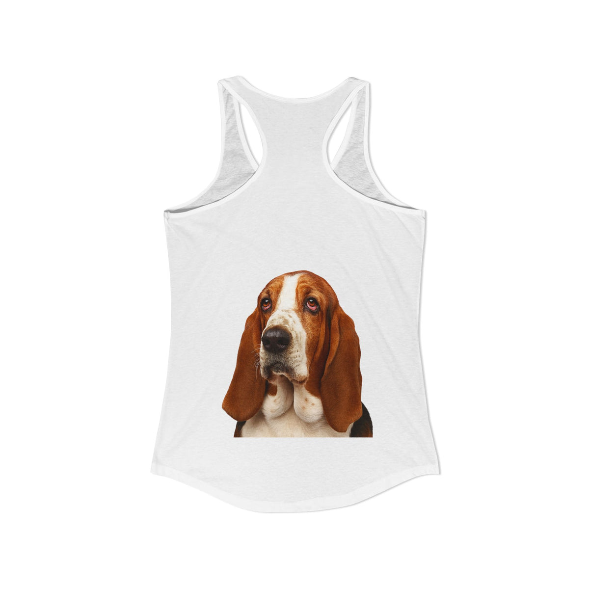 Basset Head Women's Racerback Tank