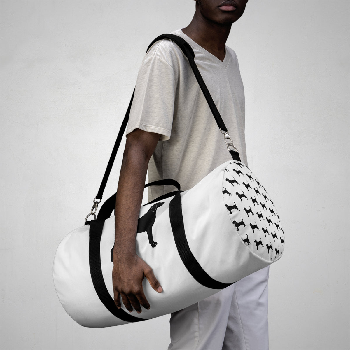 Bloodhound Silhouette Duffel Bag