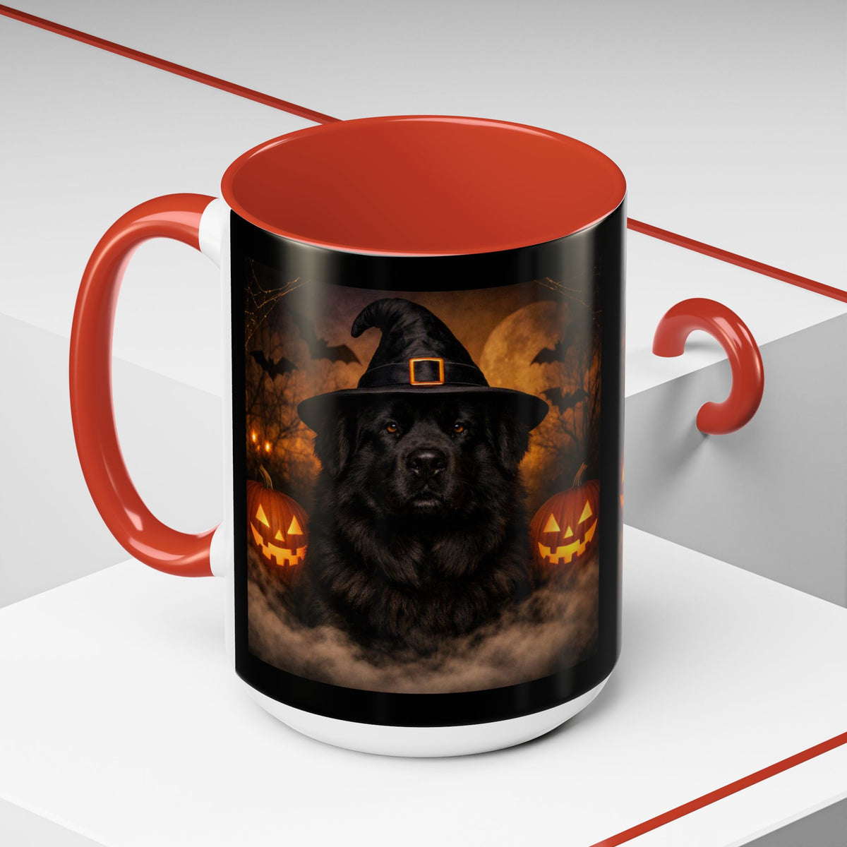 Witch Hat Pack Newfie 2-Tone Coffee Mug